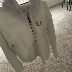 metallic double puff mens hoodie